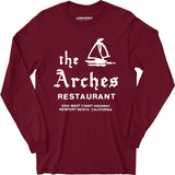 The Arches - Newport Beach, CA - Vintage Restaurant - Long Sleeve T-Shirt