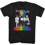 The B-52's - Band & Rainbow Boyfriend Tee