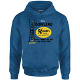 The Bowlero - San Diego, CA - Vintage Bowling Alley - Unisex Hoodie