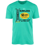 The Bowlero - San Diego, CA - Vintage Bowling Alley - Unisex T-Shirt