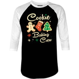 The Christmas Cookie Baking Crew - 3/4 Sleeve Raglan T-Shirt