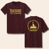 The Dead Rabbit - Irish Imports Welcome to New York T-Shirt - Athletic Maroon