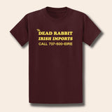 The Dead Rabbit - Irish Imports Welcome to New York T-Shirt - Athletic Maroon