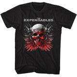 The Expendables - Expendables Skull And Guns Boyfriend Tee