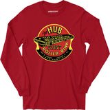 The Hub Roller Rink - Chicago, Illinois - Vintage Roller Rink - Long Sleeve T-Shirt