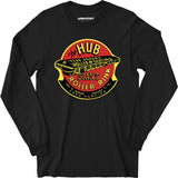 The Hub Roller Rink - Chicago, Illinois - Vintage Roller Rink - Long Sleeve T-Shirt