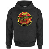 The Hub Roller Rink - Chicago, Illinois - Vintage Roller Rink - Unisex Hoodie