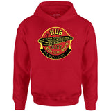 The Hub Roller Rink - Chicago, Illinois - Vintage Roller Rink - Unisex Hoodie