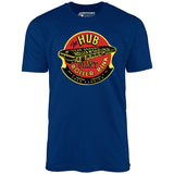 The Hub Roller Rink - Chicago, Illinois - Vintage Roller Rink - Unisex T-Shirt