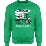 The Island Cafe v2 - Coronado, CA - Vintage Tiki Bar - Unisex Sweatshirt