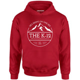 The K-12 He's Skiing on One Ski - Unisex Hoodie