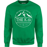 The K-12 He's Skiing on One Ski - Unisex Sweatshirt