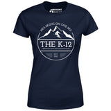 The K-12 He's Skiing on One Ski - Women's T-Shirt