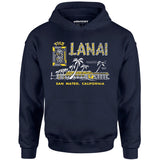 The Lanai - San Mateo, CA - Vintage Tiki Bar - Unisex Hoodie