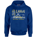 The Lanai - San Mateo, CA - Vintage Tiki Bar - Unisex Hoodie