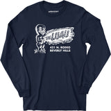 The Luau - Beverly Hills, CA - Vintage Tiki Bar - Long Sleeve T-Shirt
