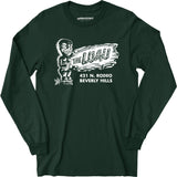 The Luau - Beverly Hills, CA - Vintage Tiki Bar - Long Sleeve T-Shirt