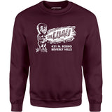 The Luau - Beverly Hills, CA - Vintage Tiki Bar - Unisex Sweatshirt