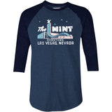 The Mint - Vintage Las Vegas - 3/4 Sleeve Raglan T-Shirt