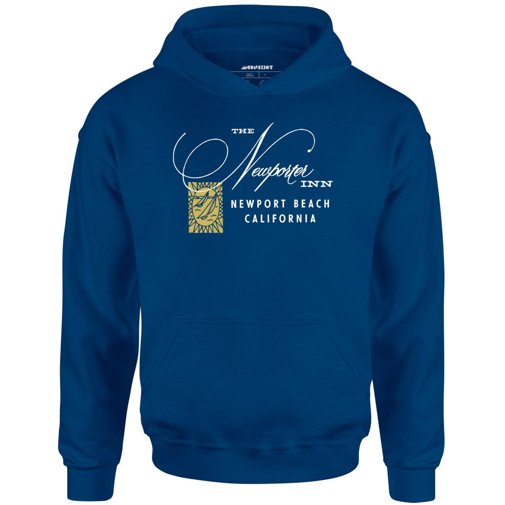 The Newporter Inn - Newport Beach, CA - Vintage Hotel - Unisex Hoodie