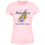 The Newporter Inn v2 - Newport Beach, CA - Vintage Hotel - Women's T-Shirt