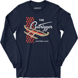 The Outrigger - Monterey, CA - Vintage Tiki Bar - Long Sleeve T-Shirt