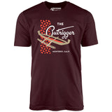 The Outrigger - Monterey, CA - Vintage Tiki Bar - Unisex T-Shirt