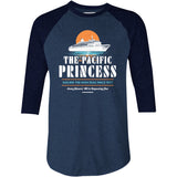 The Pacific Princess - 3/4 Sleeve Raglan T-Shirt