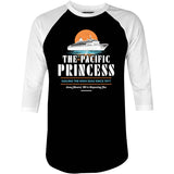 The Pacific Princess - 3/4 Sleeve Raglan T-Shirt