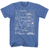 The Real Ghostbusters Blueprints T-Shirt