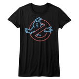 The Real Ghostbusters Neon Ghost Womens T-Shirt