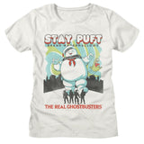 The Real Ghostbusters - RGB Stay Puft And Busters Womens T-Shirt