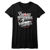 The Real Ghostbusters The Car Womens T-Shirt