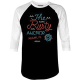 The Rusty Anchor Bar - 3/4 Sleeve Raglan T-Shirt