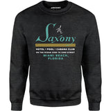 The Saxony - Miami Beach, FL - Vintage Hotel - Unisex Sweatshirt