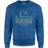 The Saxony - Miami Beach, FL - Vintage Hotel - Unisex Sweatshirt