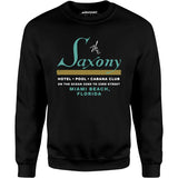 The Saxony - Miami Beach, FL - Vintage Hotel - Unisex Sweatshirt