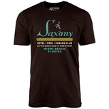 The Saxony - Miami Beach, FL - Vintage Hotel - Unisex T-Shirt