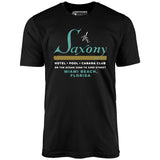 The Saxony - Miami Beach, FL - Vintage Hotel - Unisex T-Shirt
