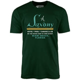 The Saxony - Miami Beach, FL - Vintage Hotel - Unisex T-Shirt