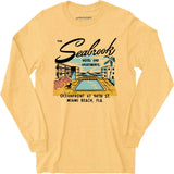 The Seabrook - Miami, FL - Vintage Hotel - Long Sleeve T-Shirt