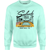 The Seabrook - Miami, FL - Vintage Hotel - Unisex Sweatshirt