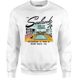 The Seabrook - Miami, FL - Vintage Hotel - Unisex Sweatshirt