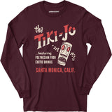 The Tiki-Jo - Santa Monica, CA - Vintage Tiki Bar - Long Sleeve T-Shirt