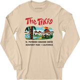The Tikis - Monterey Park CA - Vintage Tiki Bar - Long Sleeve T-Shirt