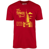 The Tower Bowl - San Diego, CA - Vintage Bowling Alley - Unisex T-Shirt