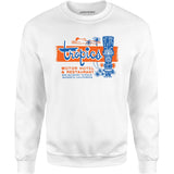 The Tropics - Modesto, CA - Vintage Tiki Bar - Unisex Sweatshirt