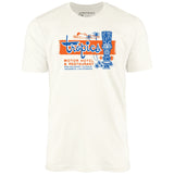 The Tropics - Modesto, CA - Vintage Tiki Bar - Unisex T-Shirt