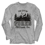 The Twilight Saga - Twilight The City Of Forks Long Sleeve Tee
