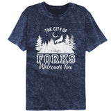 The Twilight Saga - Twilight The City Of Forks Vintage Wash T-Shirt
